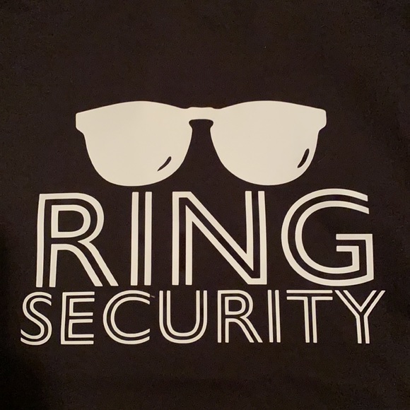 Boys Black youth Xsmall Ring Security t-shirt - Picture 3 of 3